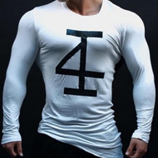Men's Bodybuilding Long Sleeve T-Shirt