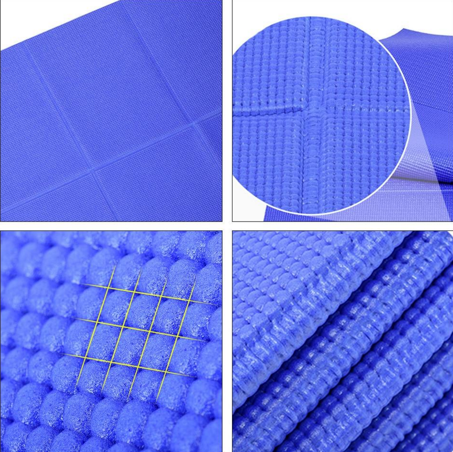 Foldable yoga mat