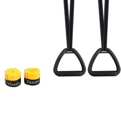 Fitness Suspension Rings – Durable ABS Training Rings for Indoor & Outdoor Workouts