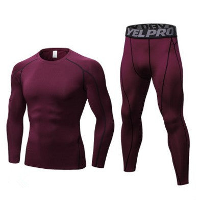 Men's Fitness Compression Training Suit
