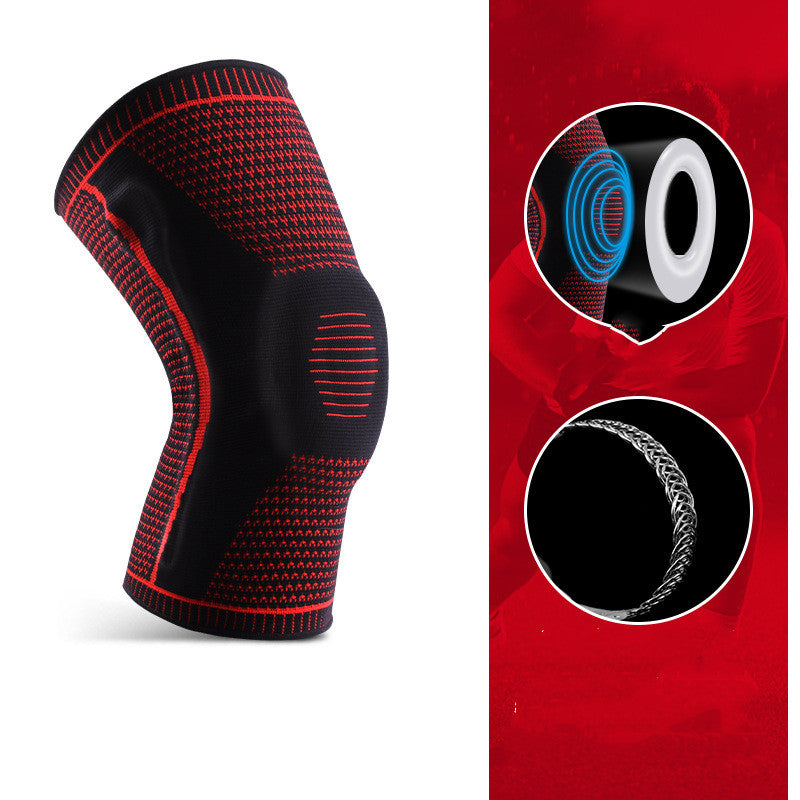 Sports Knitted Silicone Knee Pads