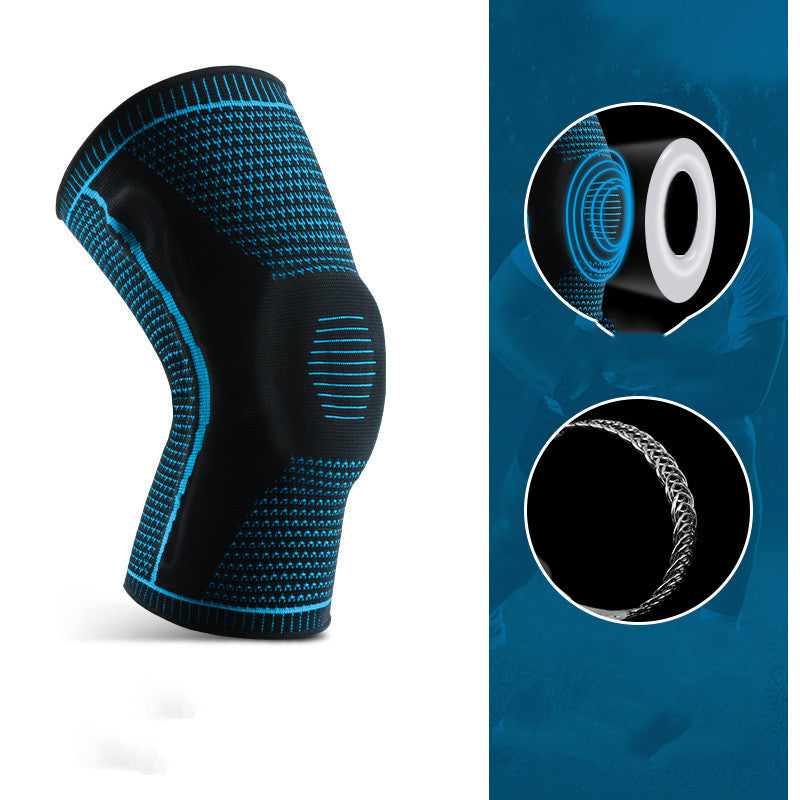 Sports Knitted Silicone Knee Pads