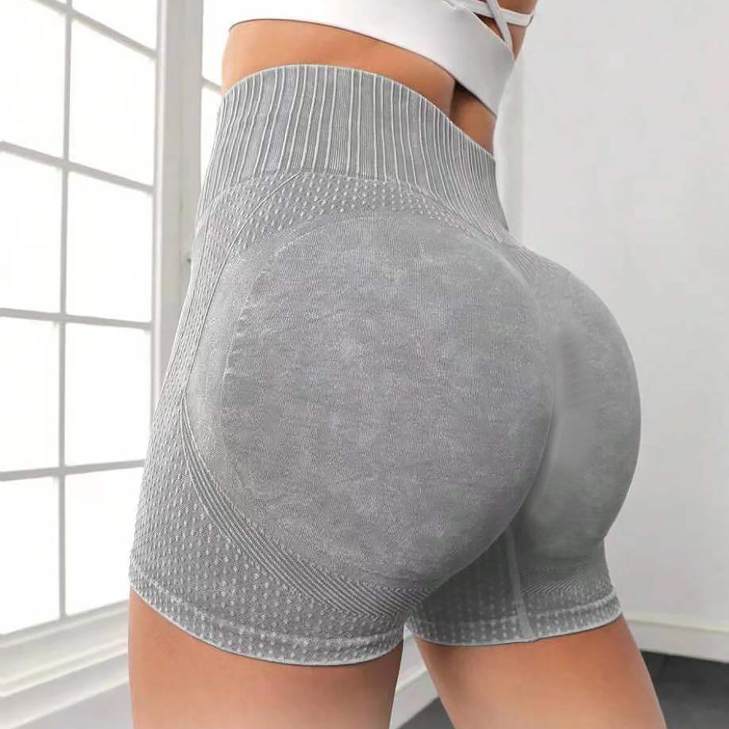 High-Waisted Yoga Shorts