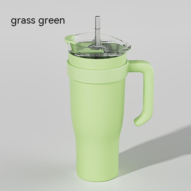 Stainless Steel Vacuum Cup with Straw