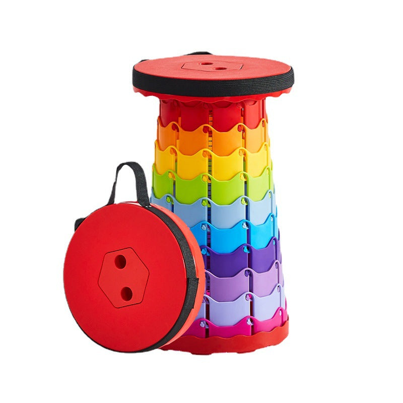 Portable Folding Outdoor Stool – Adjustable, Heavy-Duty & Compact Seat