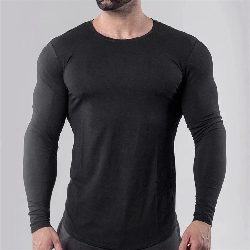 Men's Long Sleeve Tight T-Shirt