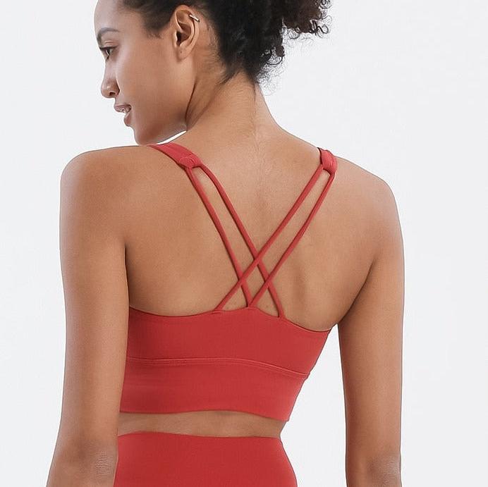 Cross Strappy Sport Bra