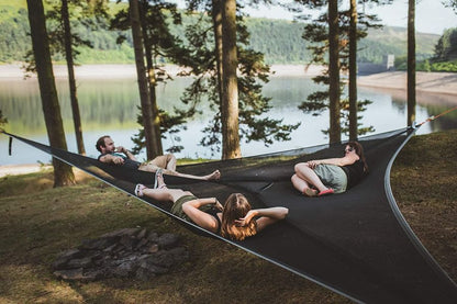 Multi-Person Three Point Design Hammock