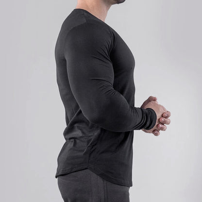 Men's Long Sleeve Tight T-Shirt