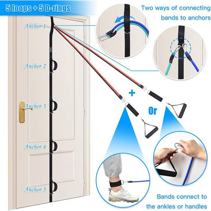 Portable Door Strap for Home Fitness