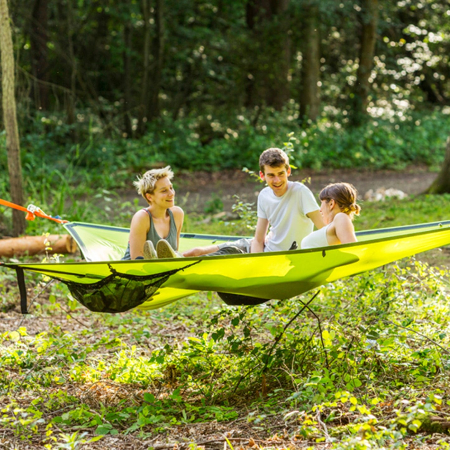 Multi-Person Three Point Design Hammock