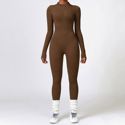 Winter Tight Long Sleeve Jumpsuit