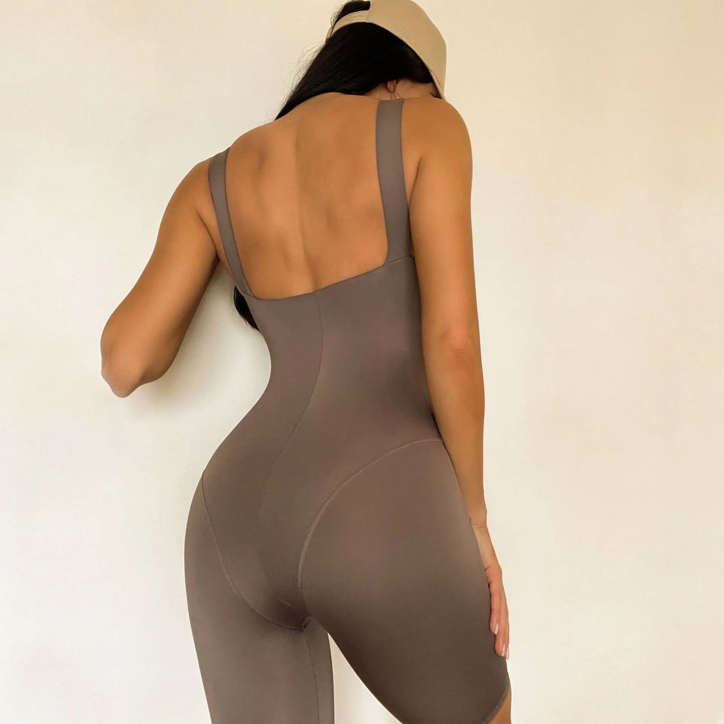 Hip-Lifting Fitness Jumpsuit